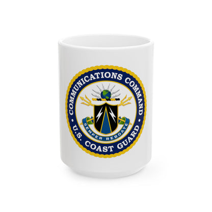 USCG Communications Command (U.S. Coast Guard) White Coffee Mug