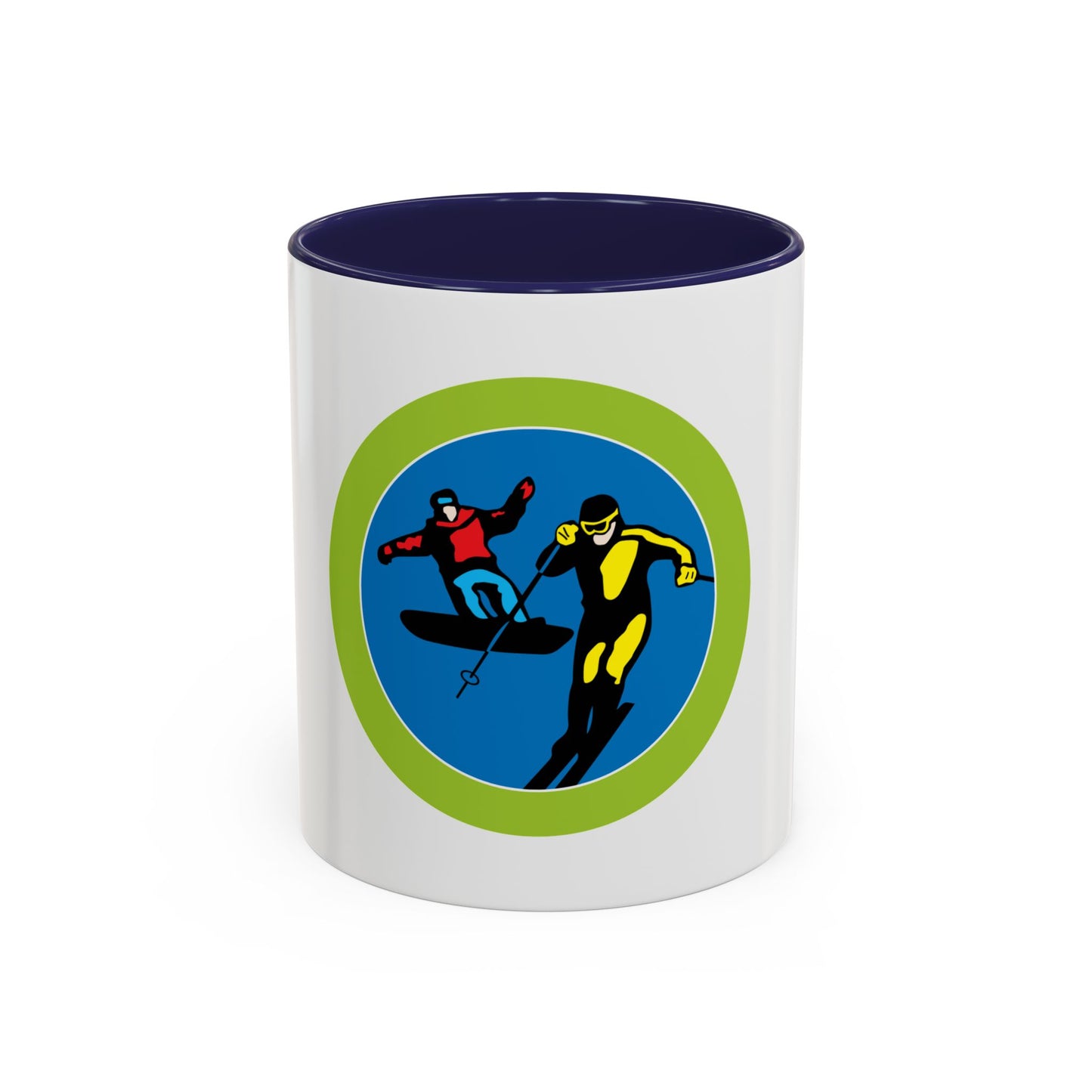 Snow Sports (Boy Scout Merit Badge) Accent Coffee Mug