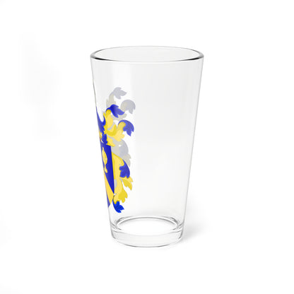 Coat of Arms of William Butler (United States) (Coat of Arms) Pint Glass 16oz