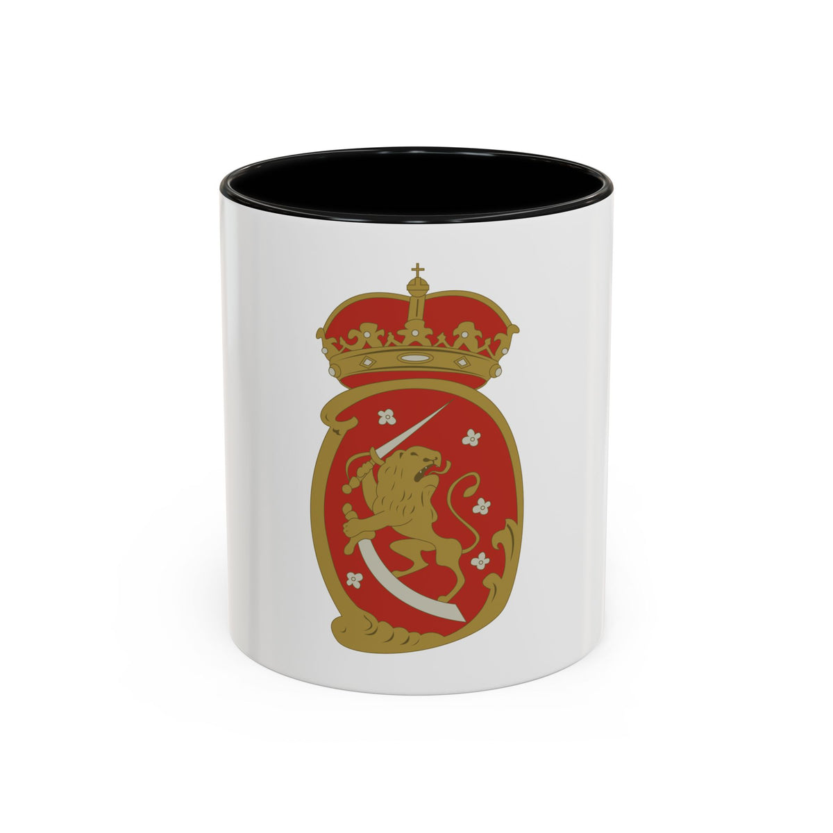 Coat of arms of Swedish Finland - Accent Coffee Mug