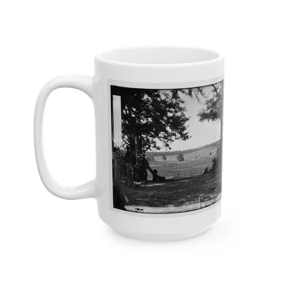 Cedar Mountain, Va. Battlefield Viewed From The West (U.S. Civil War) White Coffee Mug-Go Mug Yourself