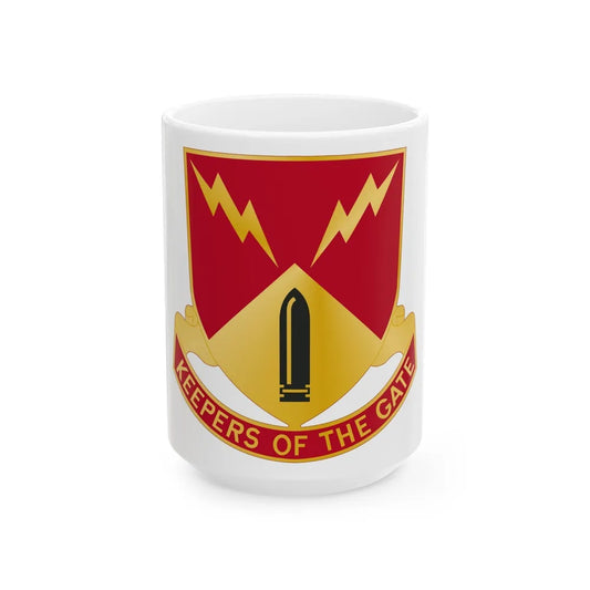 752nd Antiaircraft Artillery Gun Battalion (U.S. Army) White Coffee Mug-15oz-Go Mug Yourself