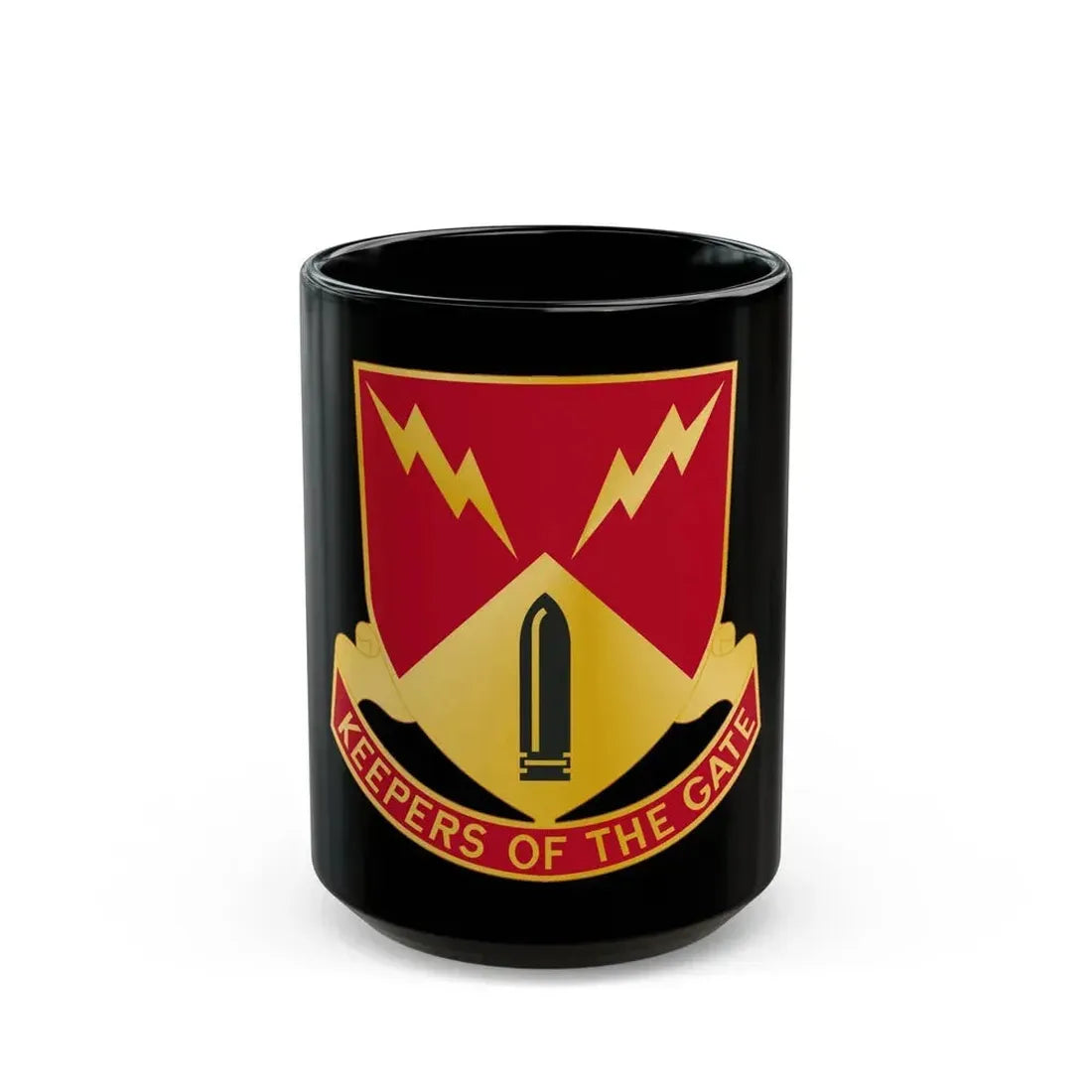752nd Antiaircraft Artillery Gun Battalion (U.S. Army) Black Coffee Mug - Go Mug Yourself