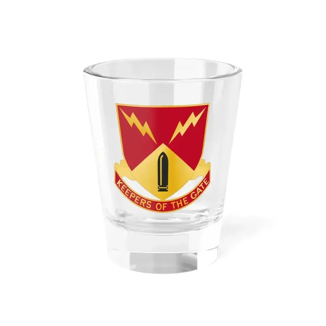 752nd Antiaircraft Artillery Gun Battalion (U.S. Army) Shot Glass 1.5oz 1.5oz - Go Mug Yourself