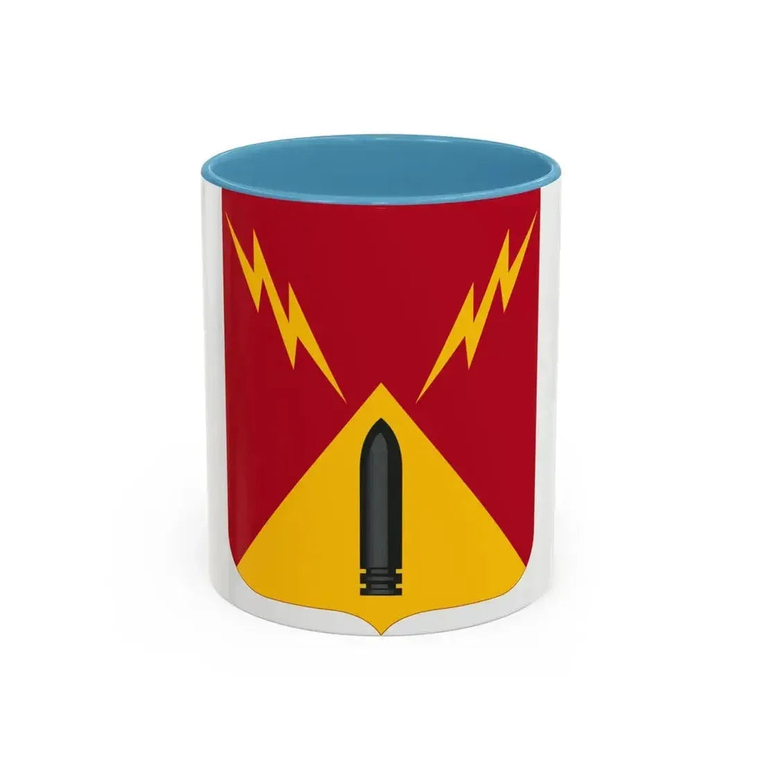 752nd Antiaircraft Artillery Gun Battalion v2 (U.S. Army) Accent Coffee Mug 11oz Light Blue - Go Mug Yourself