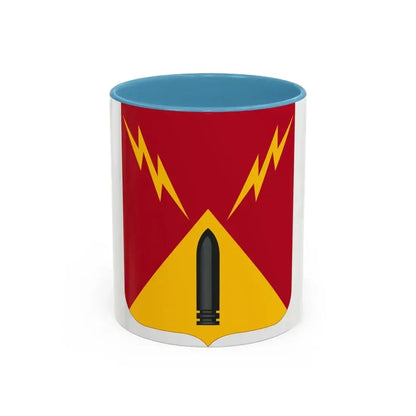 752nd Antiaircraft Artillery Gun Battalion v2 (U.S. Army) Accent Coffee Mug 11oz Light Blue - Go Mug Yourself