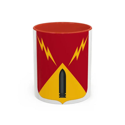 752nd Antiaircraft Artillery Gun Battalion v2 (U.S. Army) Accent Coffee Mug 11oz Red - Go Mug Yourself