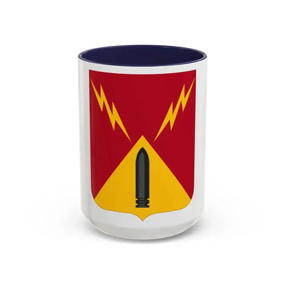 752nd Antiaircraft Artillery Gun Battalion v2 (U.S. Army) Accent Coffee Mug 15oz Navy - Go Mug Yourself