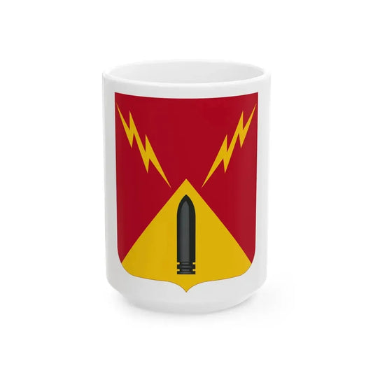 752nd Antiaircraft Artillery Gun Battalion v2 (U.S. Army) White Coffee Mug 15oz - Go Mug Yourself