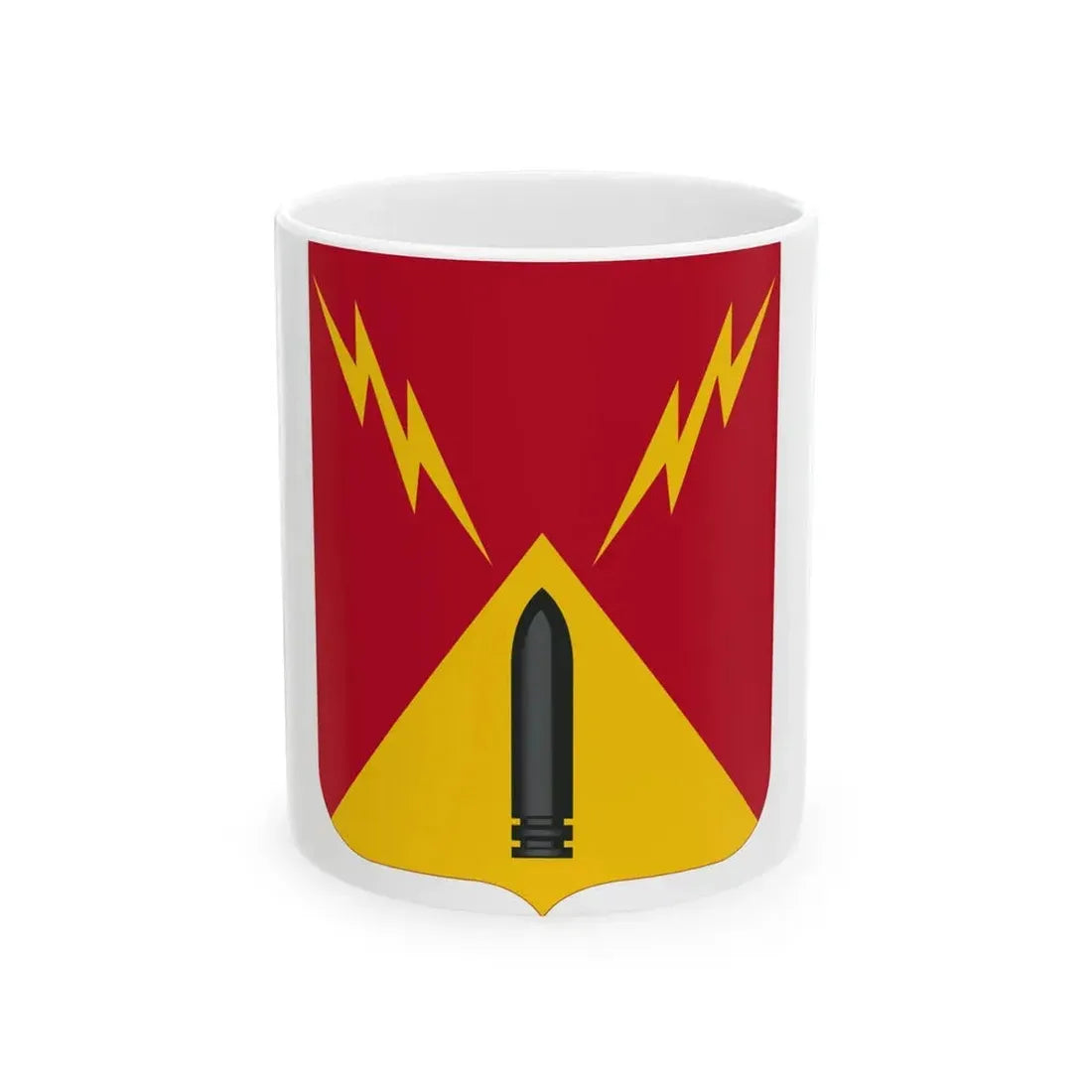 752nd Antiaircraft Artillery Gun Battalion v2 (U.S. Army) White Coffee Mug - Go Mug Yourself