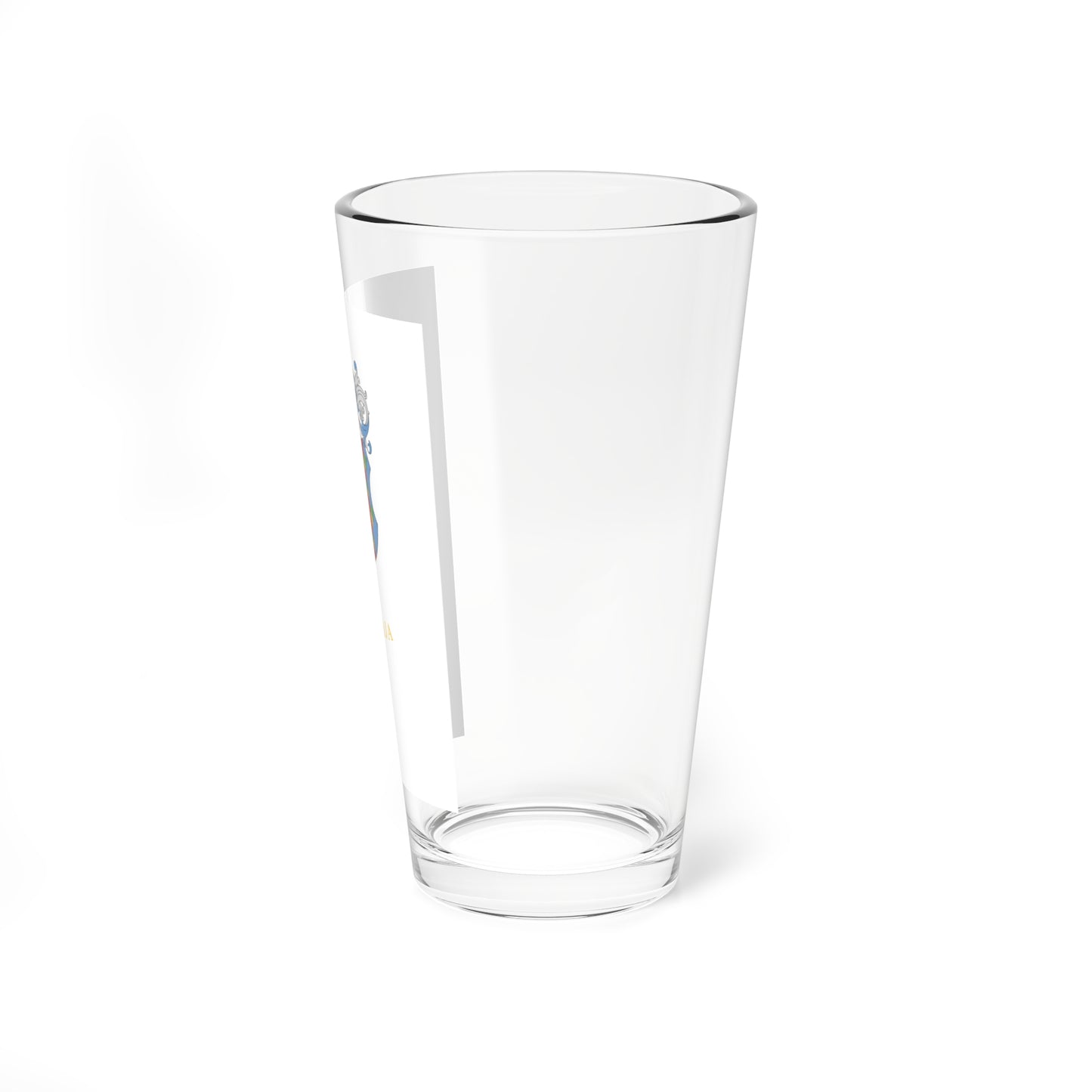 Flag of Kunbaja vertical (Hungary) Pint Glass 16oz