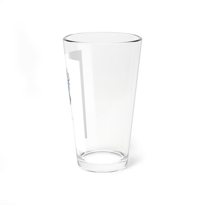 Flag of Kunbaja vertical (Hungary) Pint Glass 16oz