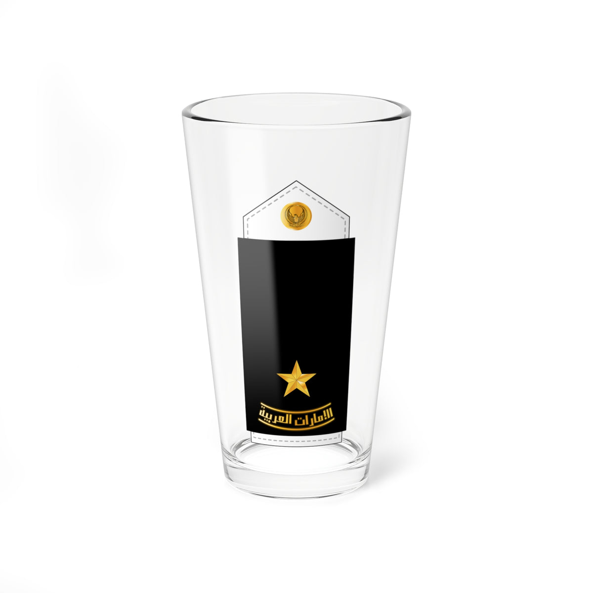 06 UAEN 2LT (United Arab Emirates) (Military Rank) Pint Glass 16oz