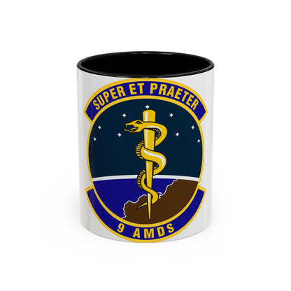 9th Aerospace Medicine Squadron (U.S. Air Force) Accent Coffee Mug