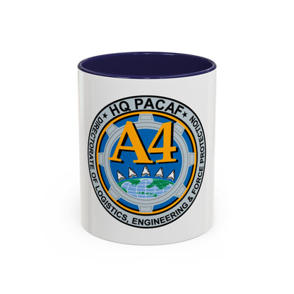 HQ PACAF A4 (U.S. Air Force) Accent Coffee Mug