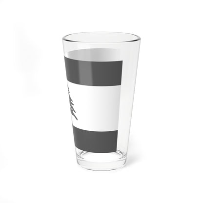 Flag of Lebanon - White (Lebanon) Pint Glass 16oz