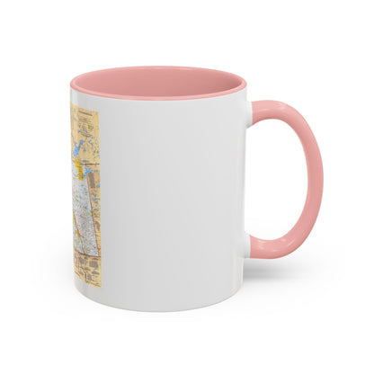 Canada - British Columbia, Alberta & Yukon (1978) (Map) Accent Coffee Mug