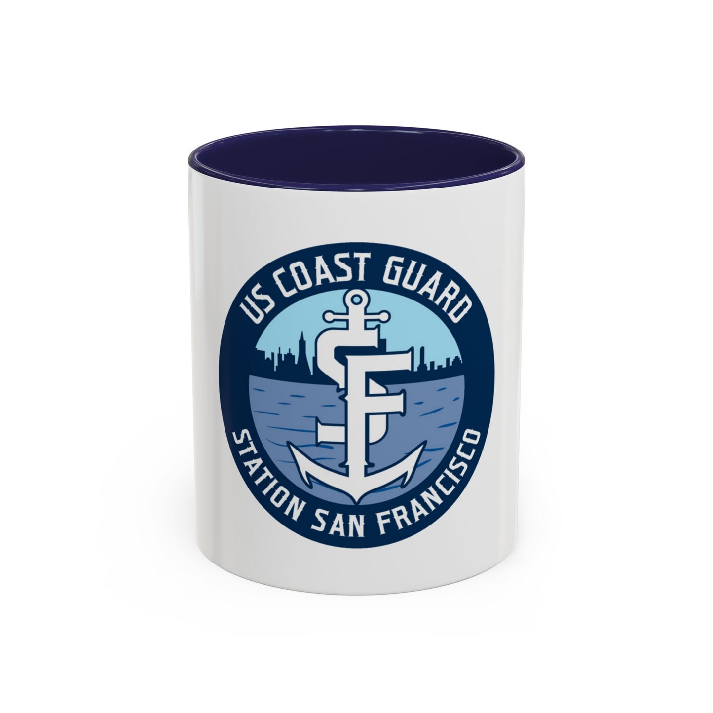 USCG Station San Francisco (U.S. Coast Guard) Accent Coffee Mug