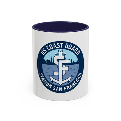 USCG Station San Francisco (U.S. Coast Guard) Accent Coffee Mug