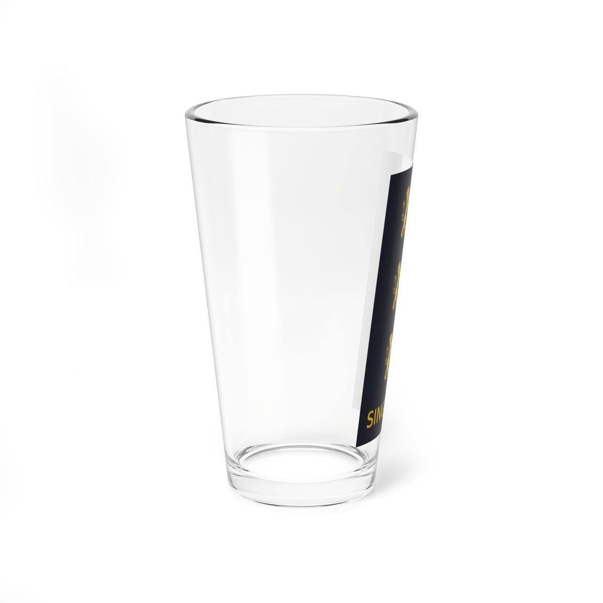 07 RSAF OF05 (Singapore) (Military Rank) Pint Glass 16oz
