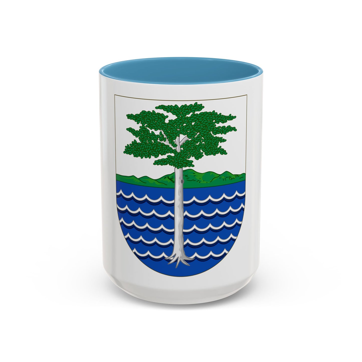 Coat of Arms of the Portuguese and Spanish Guinea - Accent Coffee Mug