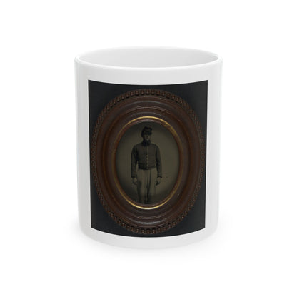 Unidentified Soldier In Union Uniform And Kepi (U.S. Civil War) White Coffee Mug