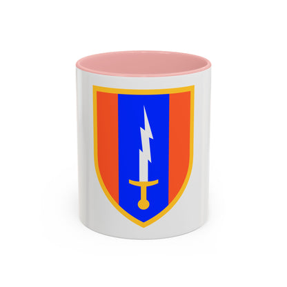 1st Signal Brigade (U.S. Army) Accent Coffee Mug