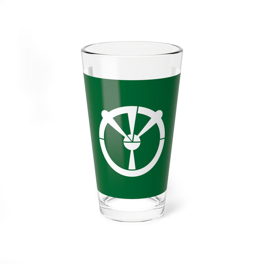 Flag of Kanan Osaka (Japan) Pint Glass 16oz