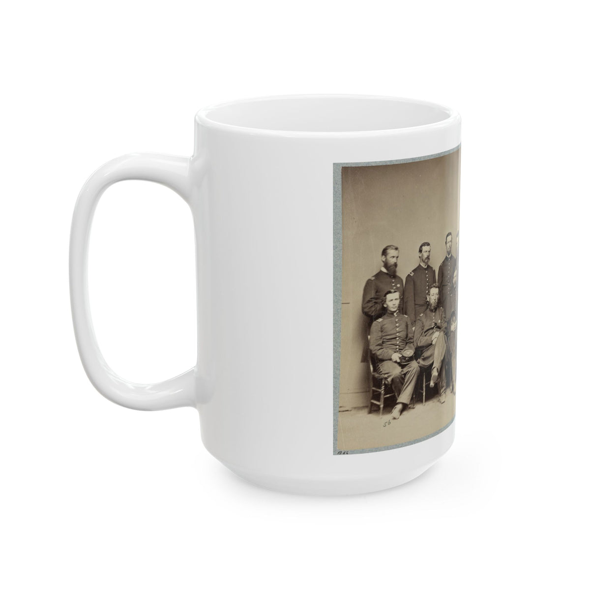 Brvt. Maj. General Wm. T. Ward And Staff (U.S. Civil War) White Coffee Mug