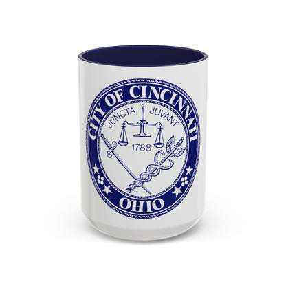 Seal of the City of Cincinnati (Ohio) - Accent Coffee Mug