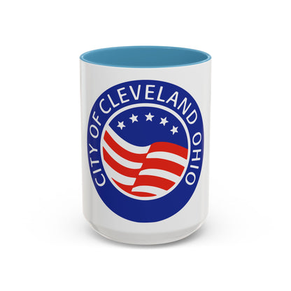 Seal of Cleveland Ohio - Accent Coffee Mug