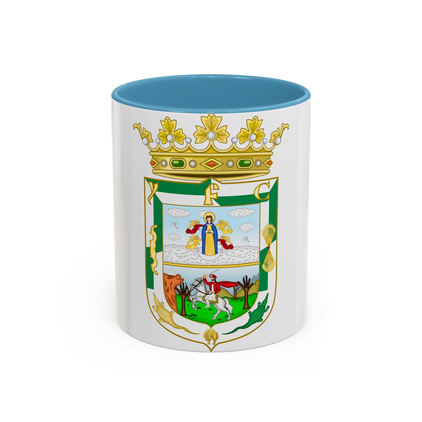 Coat of Arms of Isla Fernandina (Cuba) - Accent Coffee Mug