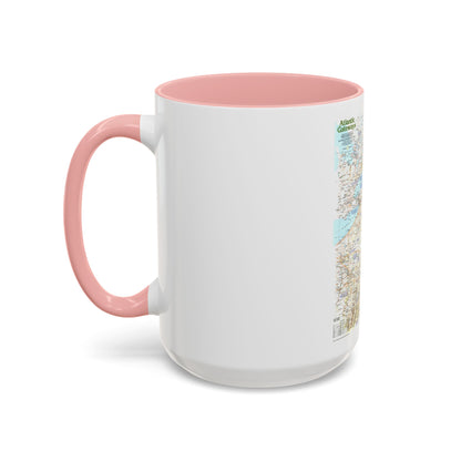 USA - Atlantic Gateways 1 (1983) (Map) Accent Coffee Mug