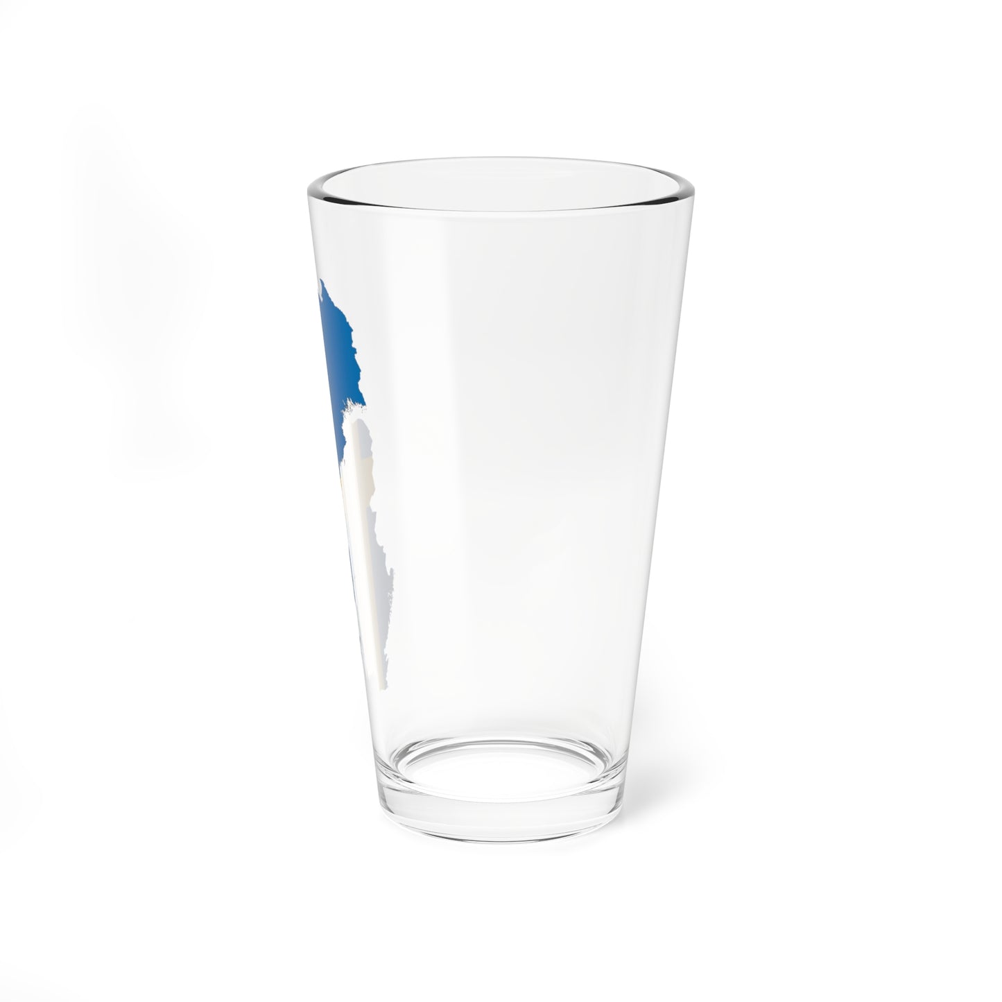Flag-Map of Sweden (Sweden) Pint Glass 16oz