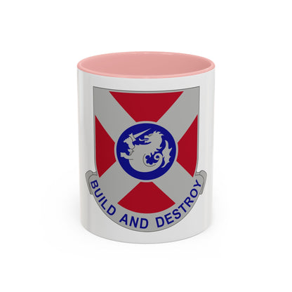 391 Engineer Battalion (U.S. Army) Accent Coffee Mug