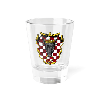 Herbarz Kaspra Niesieckiego Калишское (Lithuania) (Coat of Arms) Shot Glass 1.5oz