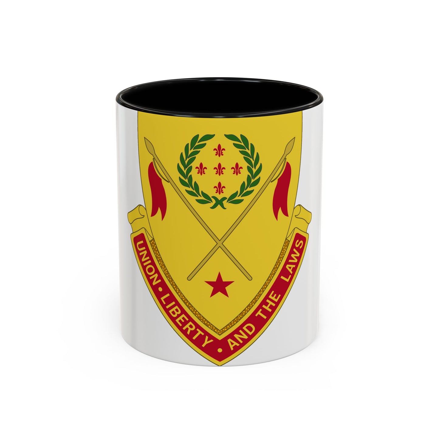 180th Field Artillery Battalion (U.S. Army) Accent Coffee Mug