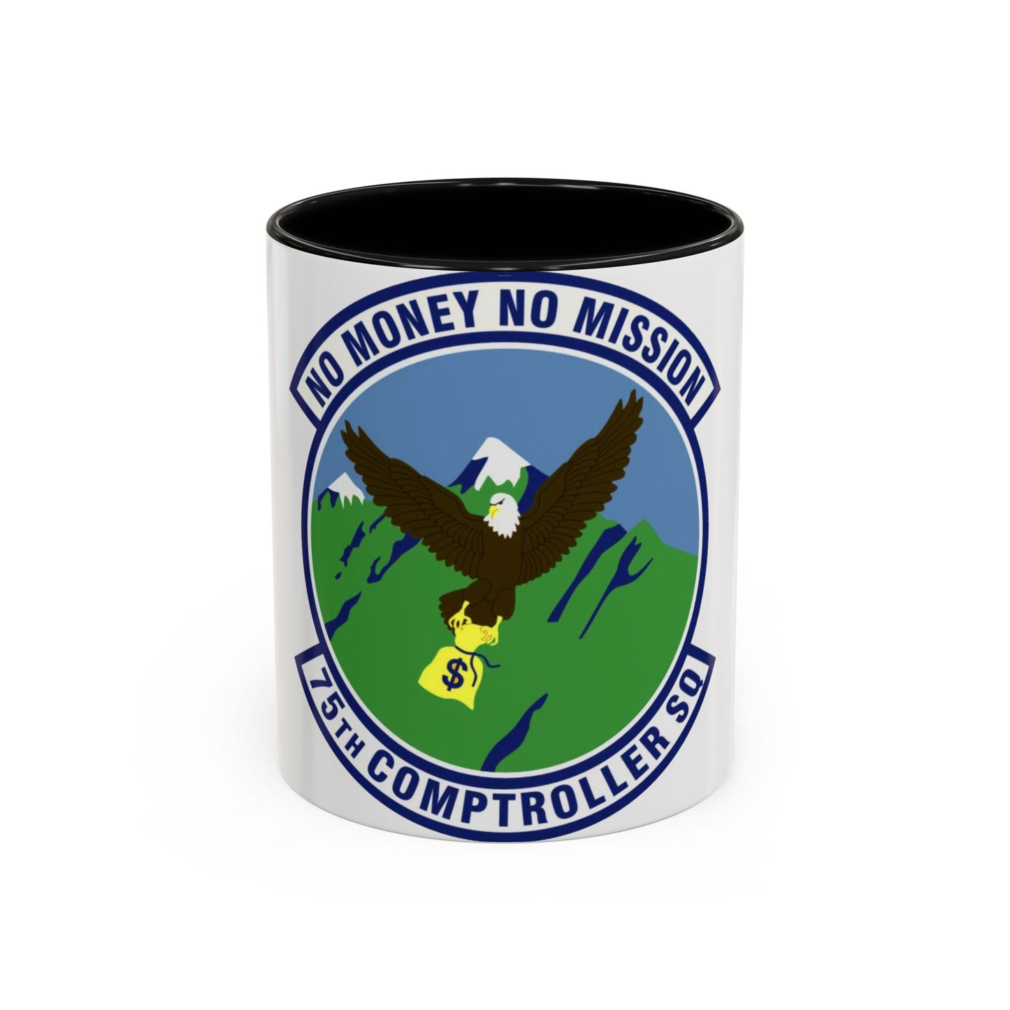 75th Comptroller Squadron (U.S. Air Force) Accent Coffee Mug