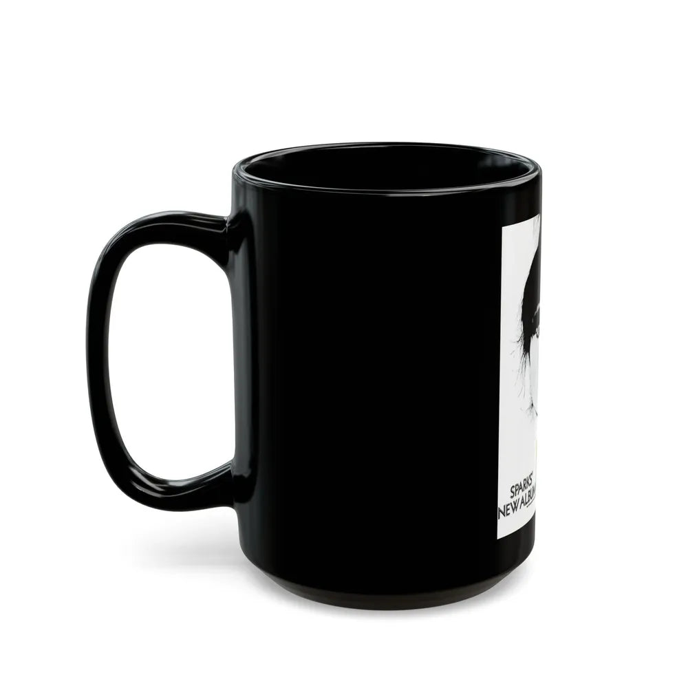 Sparks 1974 (Music Poster) Black Coffee Mug-Go Mug Yourself