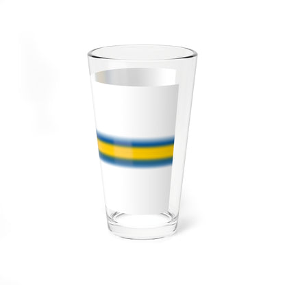 Norrlandsflaggan (Sweden) Pint Glass 16oz