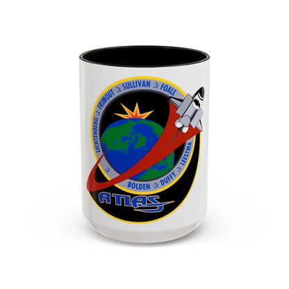 STS 45 (NASA) Accent Coffee Mug-15oz-Black-Go Mug Yourself