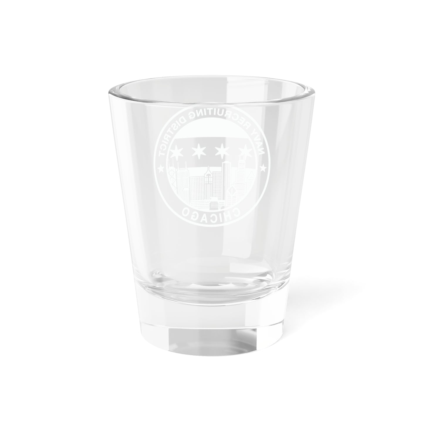 Verre à liqueur du district de recrutement naval de Chicago (US Navy) 1,5 oz