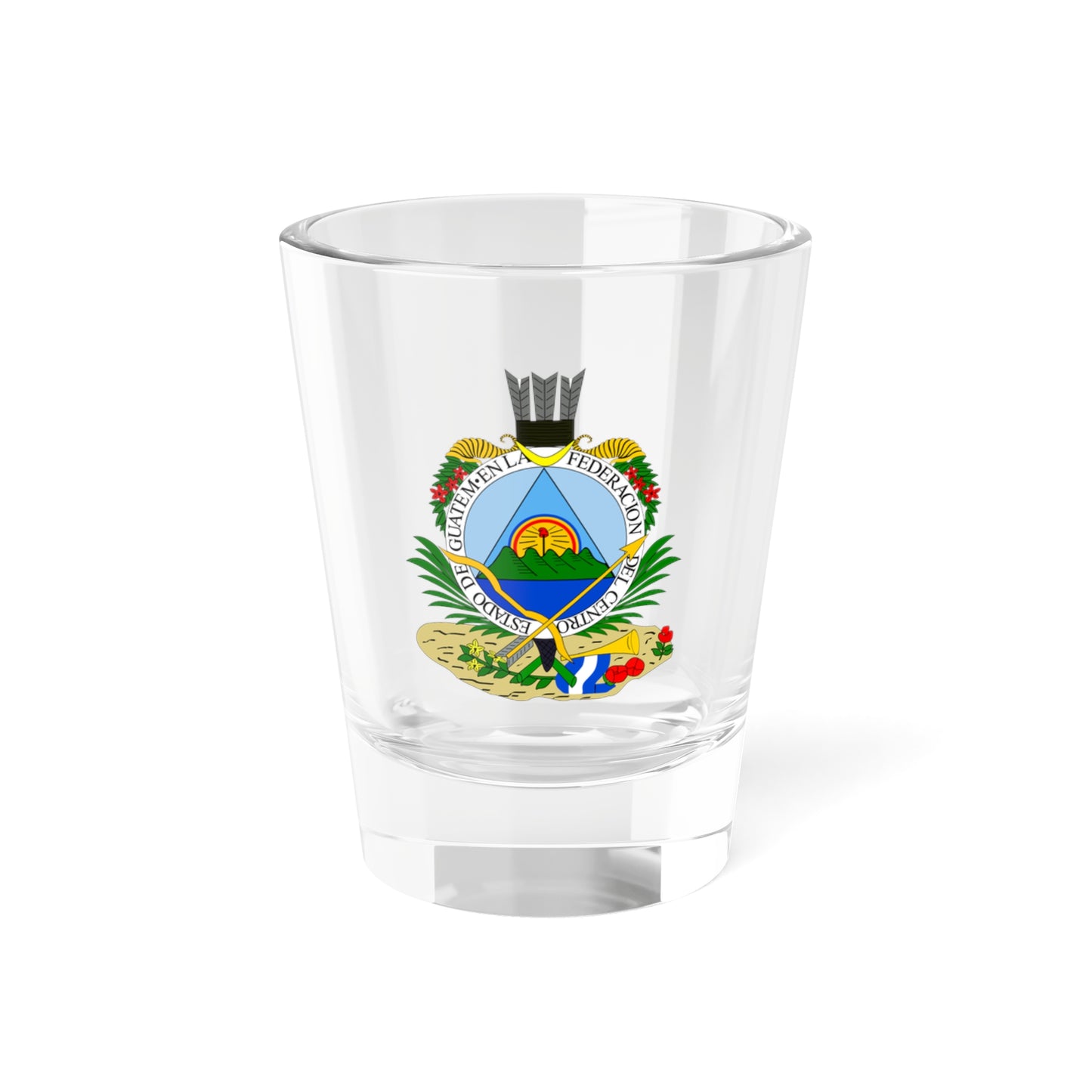 Coat of arms of Guatemala (1825-1843) - Shot Glass 1.5oz