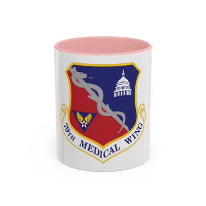 79th Medical Wing (U.S. Air Force) Accent Coffee Mug