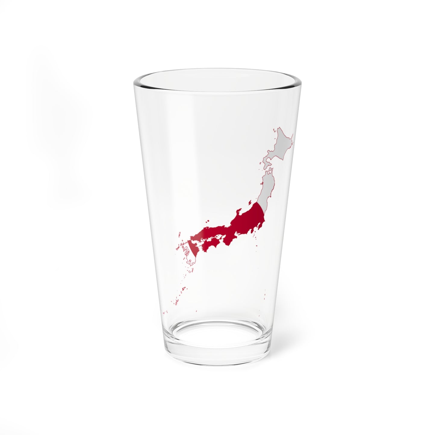 Flag-map of Japan (Japan) Pint Glass 16oz