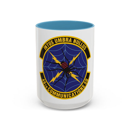 48 Communications Squadron USAFE (U.S. Air Force) Accent Coffee Mug
