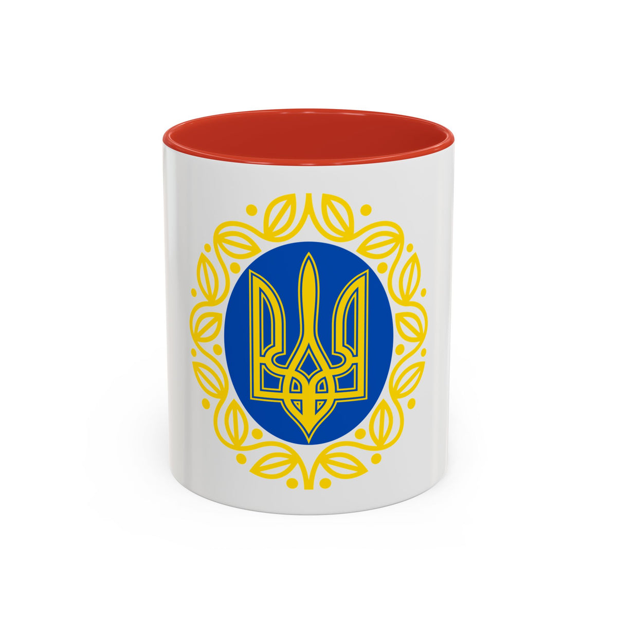 Coat of arms of Ukrainian People's Republic - Accent Coffee Mug