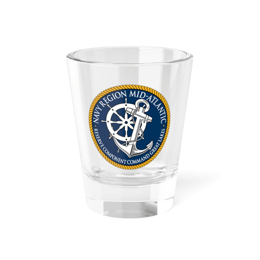 Reserve Component Comm Great Lakes Navy Reg Mid At (U.S. Navy) Shot Glass 1.5oz