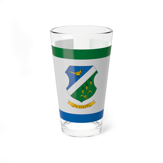 Flag of Facankert (Hungary) Pint Glass 16oz