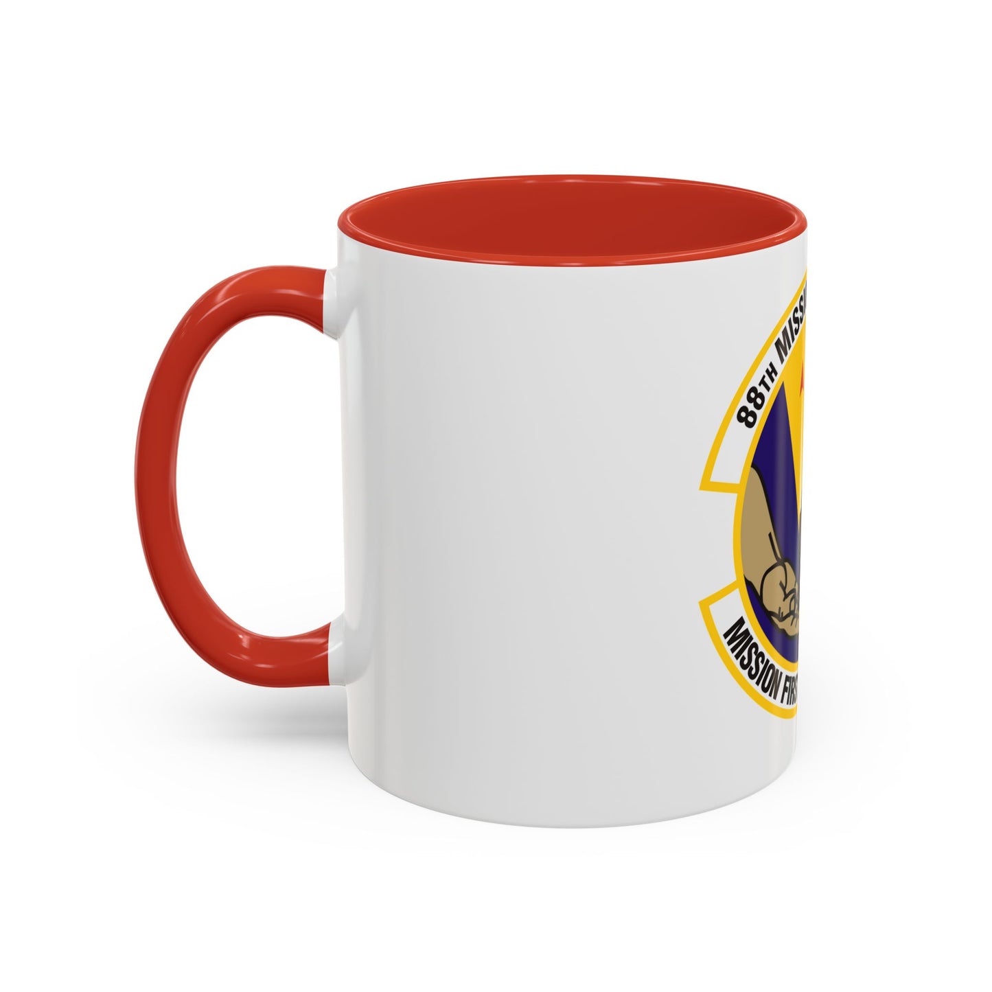 88th Mission Support Squadron (U.S. Air Force) Accent Coffee Mug